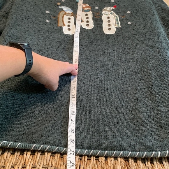 Gray Sweater Snowman Design 3X - Picture 9 of 9